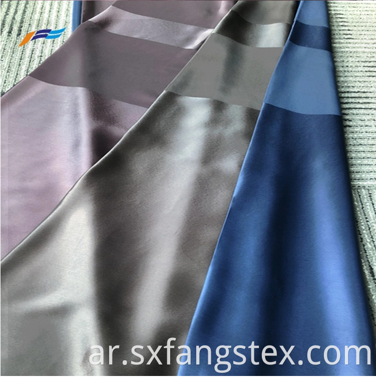 Smooth 100% Polyester Satin Stripe Abaya Fabric